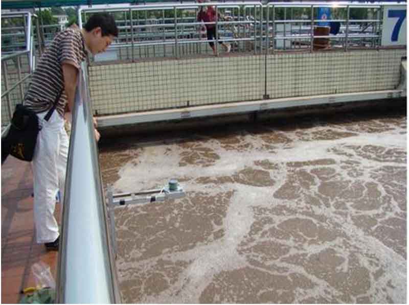 污水廠用超聲波液位計測液位